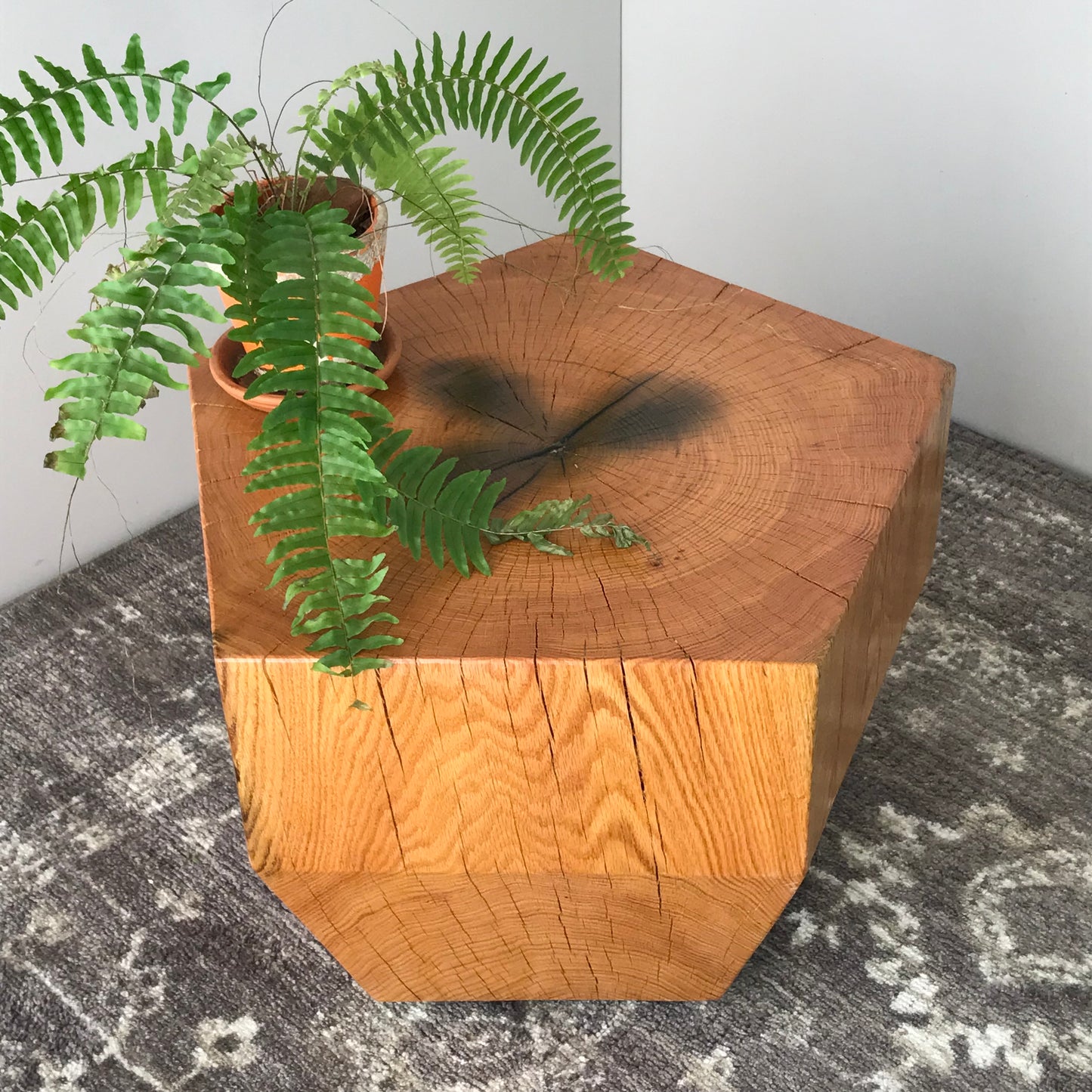 GEOAK sculptural coffee table