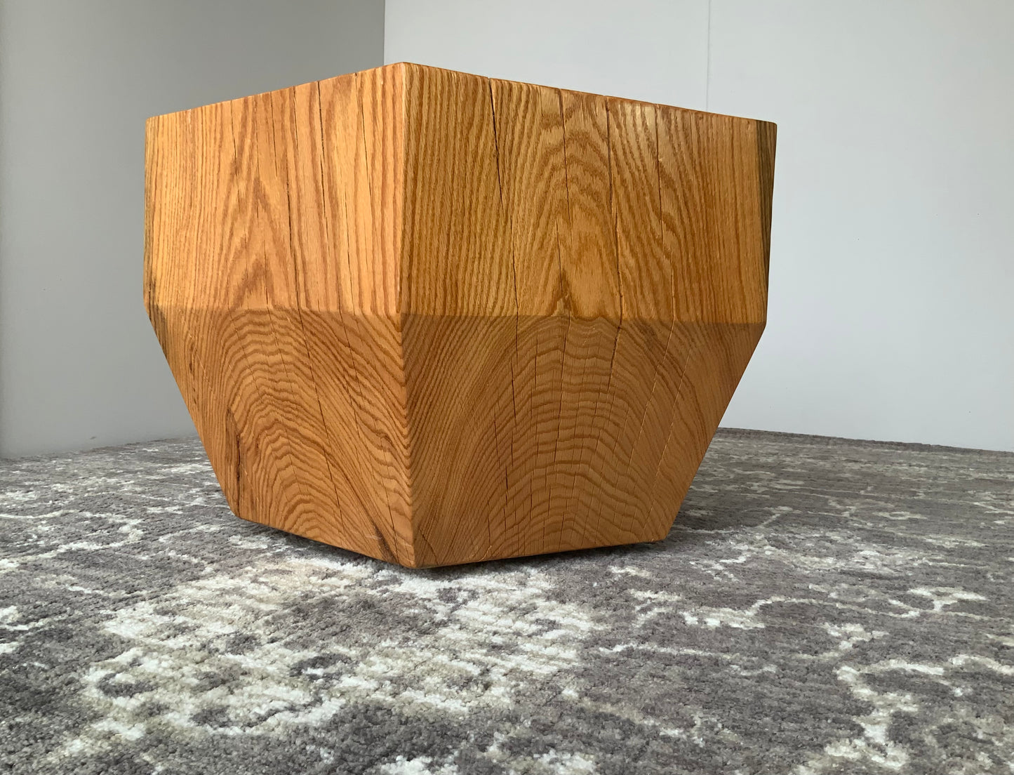 GEOAK sculptural coffee table