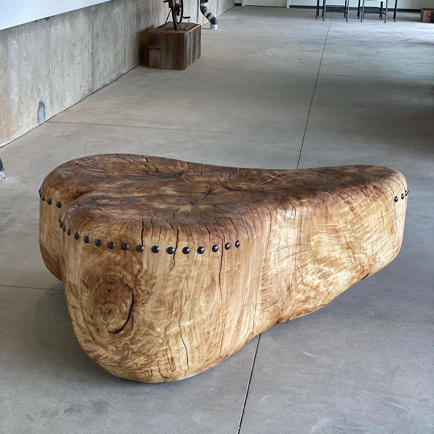 ELYRIA, Giant Cottonwood sculptural lounge coffee table
