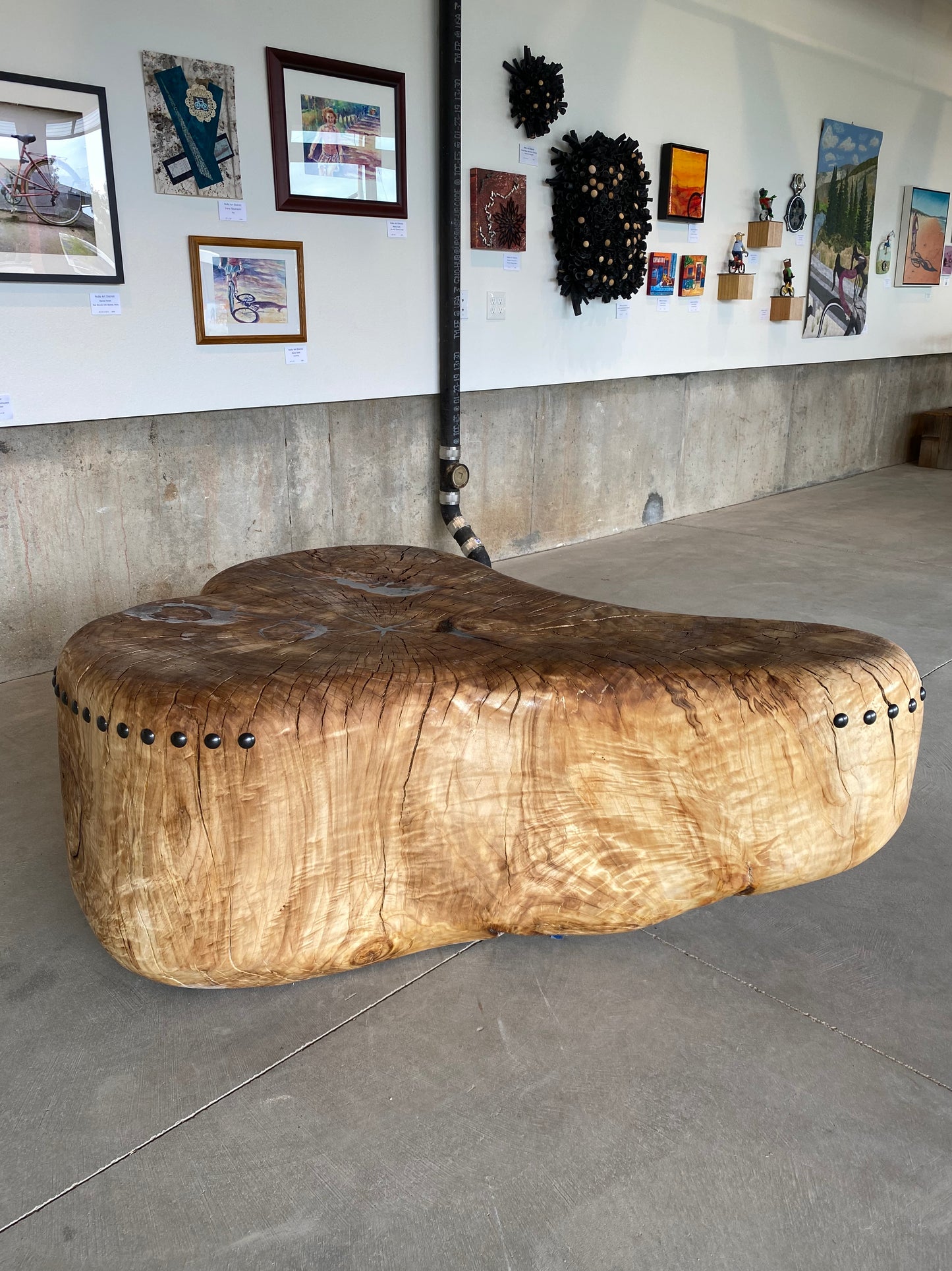 ELYRIA, Giant Cottonwood sculptural lounge coffee table