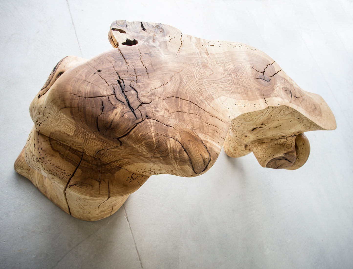 Breaking the rules sculptural console table