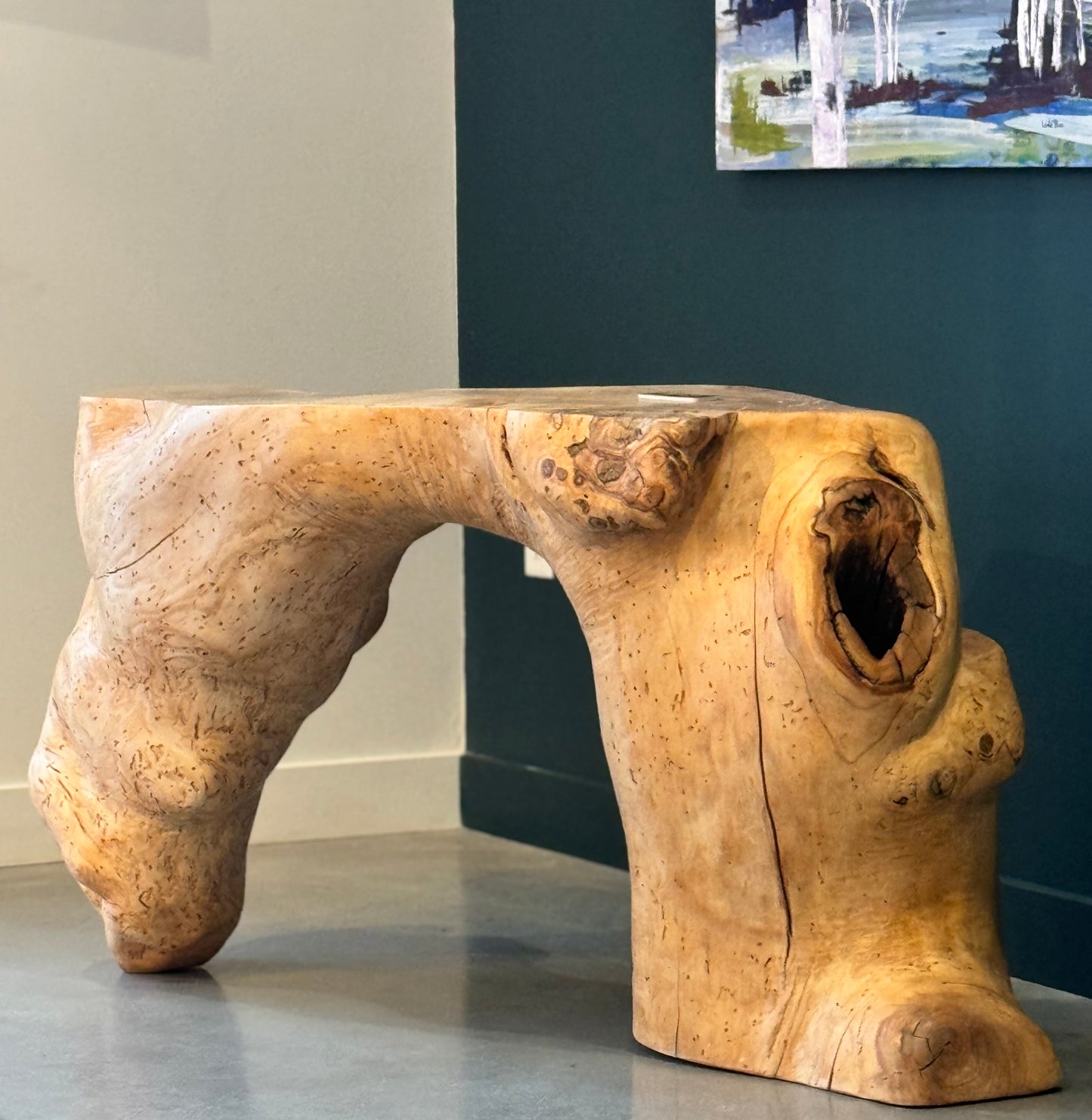Breaking the rules sculptural console table