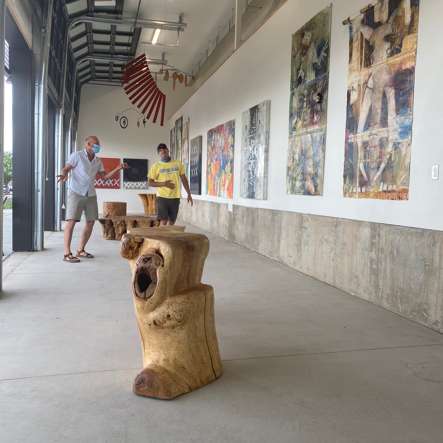 Breaking the rules sculptural console table