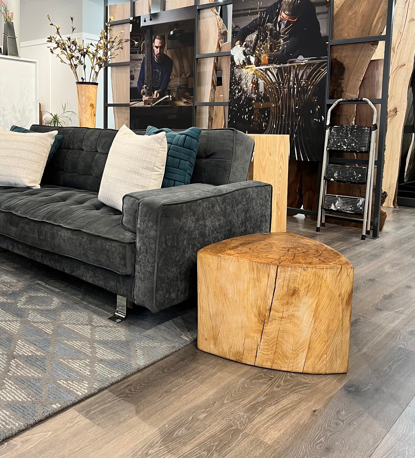 TANGO single block rustic site table